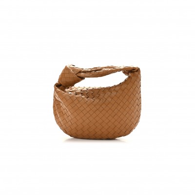 BOTTEGA VENETA NAPPA INTRECCIATO TEEN JODIE HOBO CARAMEL  (33*20*6cm)