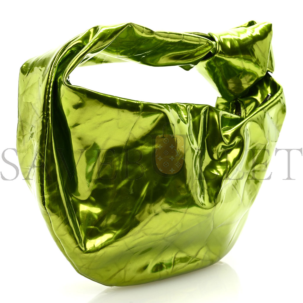 BOTTEGA VENETA METALLIC CRUSHED CALFSKIN MINI JODIE CHLOROPHYLL (25*14*3cm) BOTTEGA VENETA METALLIC CRUSHED CALFSKIN MINI JODIE CHLOROPHYLL (25*14*3cm)