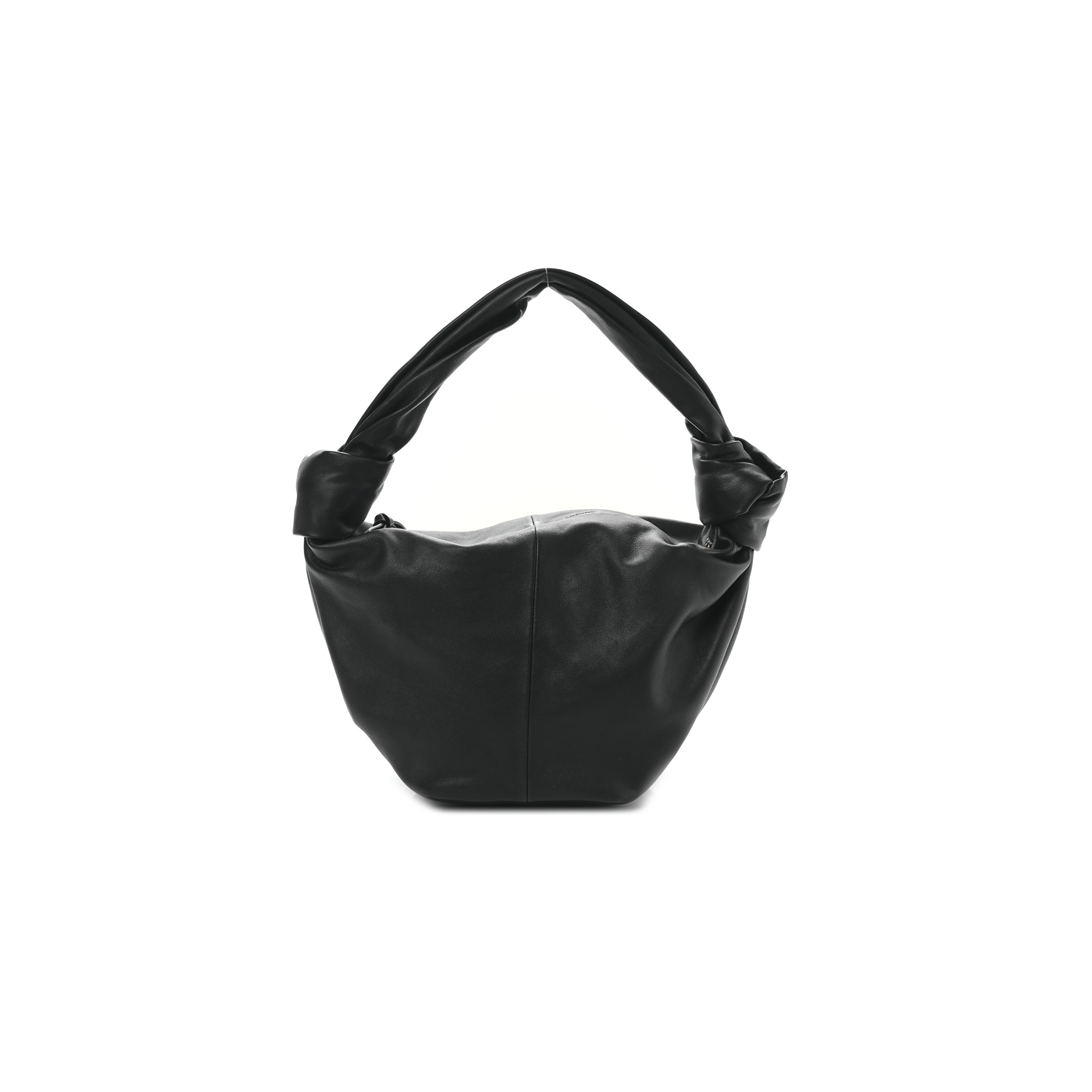 BOTTEGA VENETA NAPPA MINI DOUBLE KNOT BAG BLACK (32*18*13cm) BOTTEGA VENETA NAPPA MINI DOUBLE KNOT BAG BLACK (32*18*13cm)