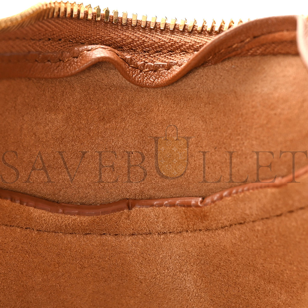 BOTTEGA VENETA NAPPA INTRECCIATO SMALL DROP SHOULDER BAG WOOD (23*34*6cm) BOTTEGA VENETA NAPPA INTRECCIATO SMALL DROP SHOULDER BAG WOOD (23*34*6cm)