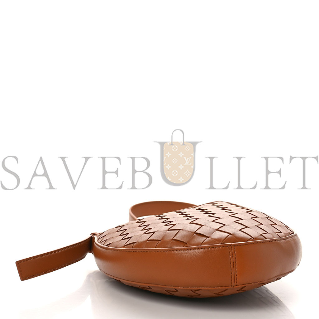 BOTTEGA VENETA NAPPA INTRECCIATO SMALL DROP SHOULDER BAG WOOD (23*34*6cm) BOTTEGA VENETA NAPPA INTRECCIATO SMALL DROP SHOULDER BAG WOOD (23*34*6cm)