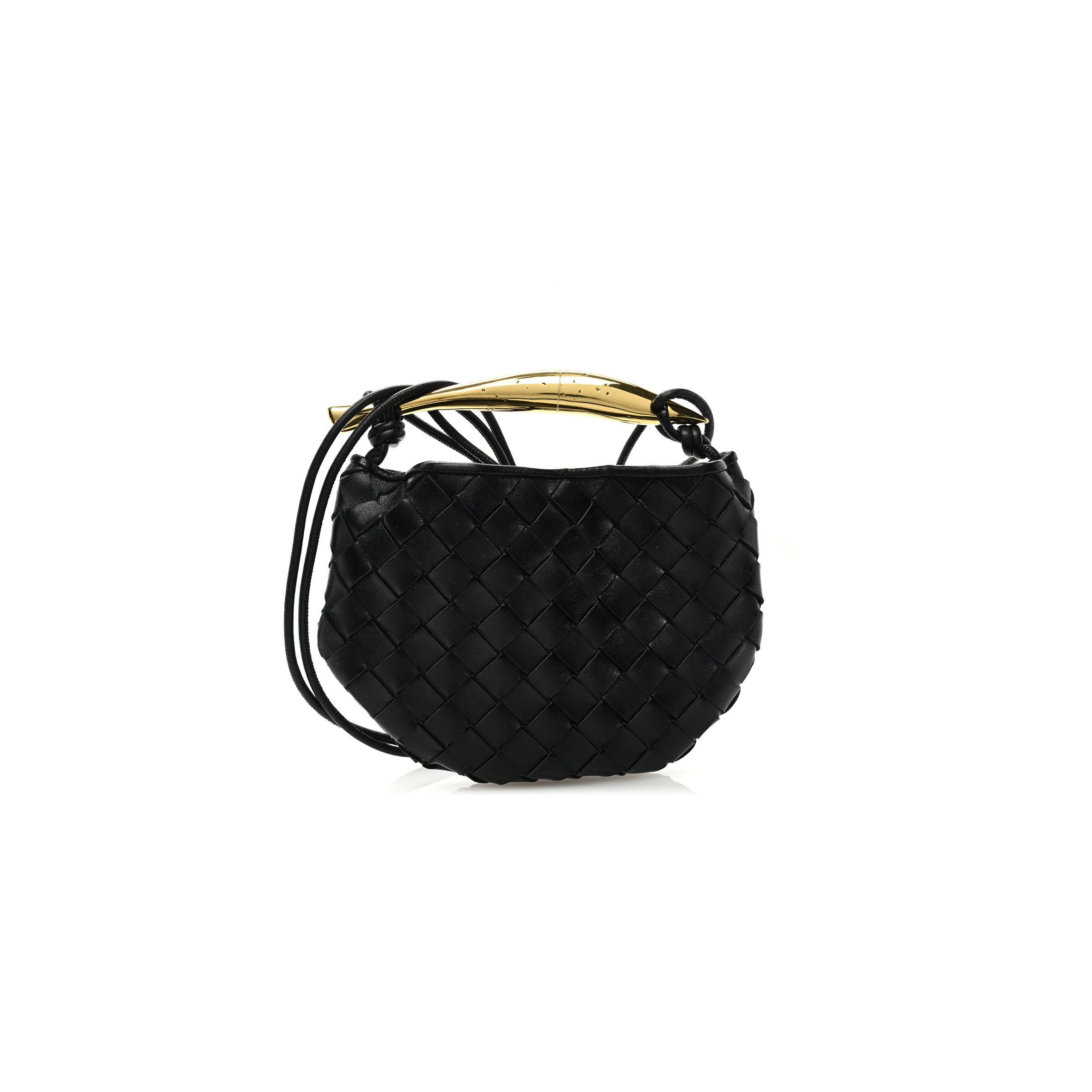 BOTTEGA VENETA NAPPA INTRECCIATO MINI SARDINE BAG BLACK (20*14*3cm) BOTTEGA VENETA NAPPA INTRECCIATO MINI SARDINE BAG BLACK (20*14*3cm)