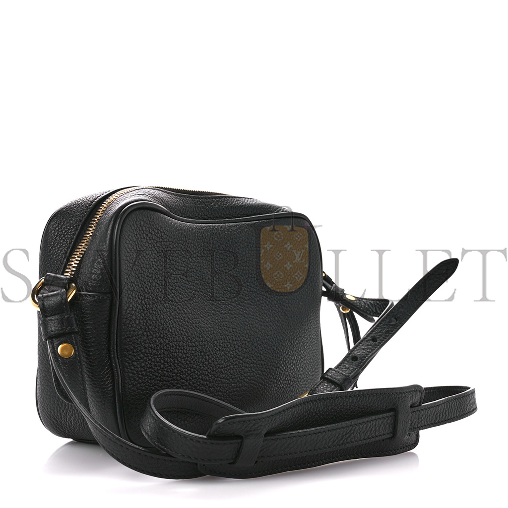 PRADA VITELLO PHENIX CAMERA BAG BLACK (20*15*8cm) PRADA VITELLO PHENIX CAMERA BAG BLACK (20*15*8cm)