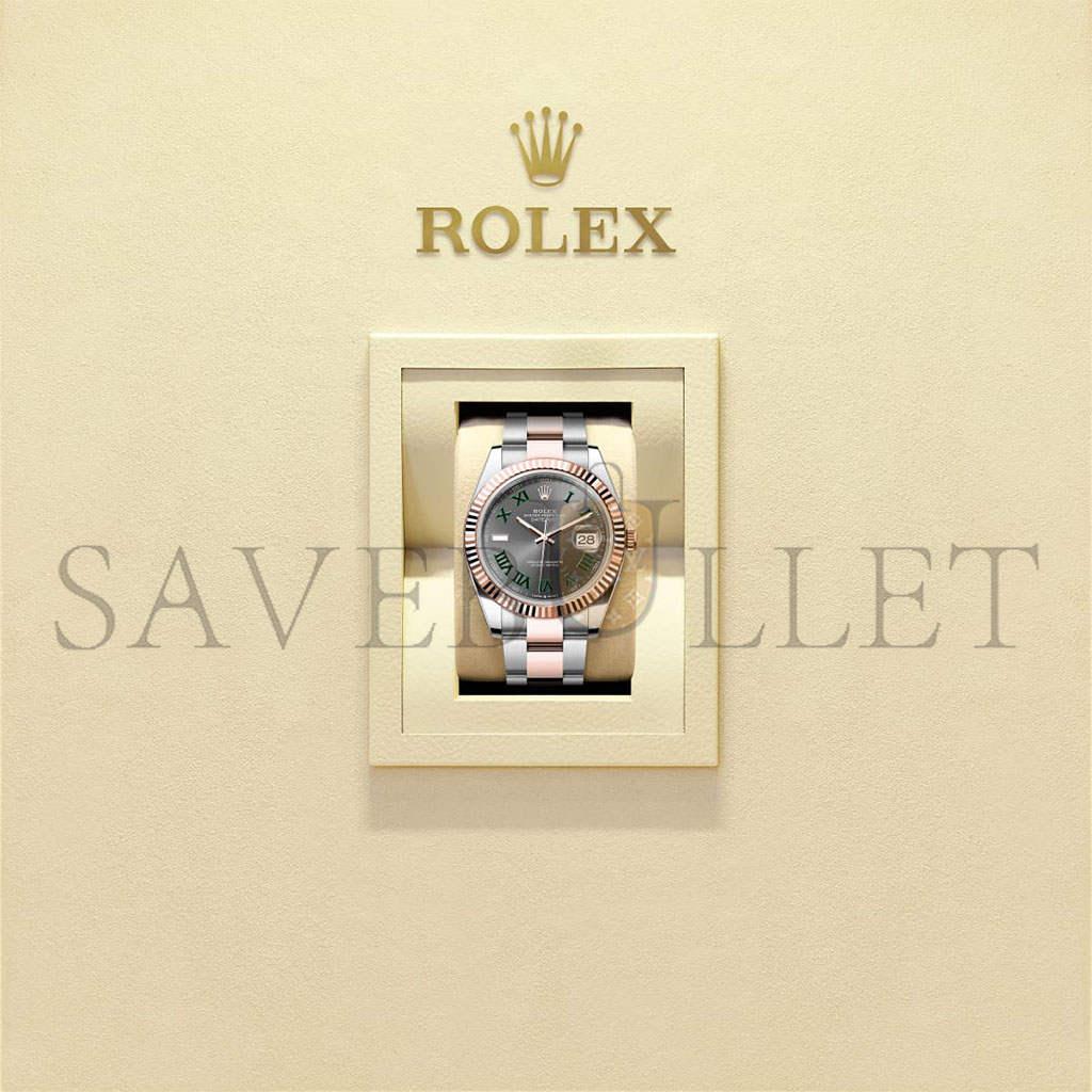 ROLEX DATEJUST 41 OYSTER, 41 MM, OYSTERSTEEL AND EVEROSE GOLD WATCH 126331 ROLEX DATEJUST 41 OYSTER, 41 MM, OYSTERSTEEL AND EVEROSE GOLD WATCH 126331
