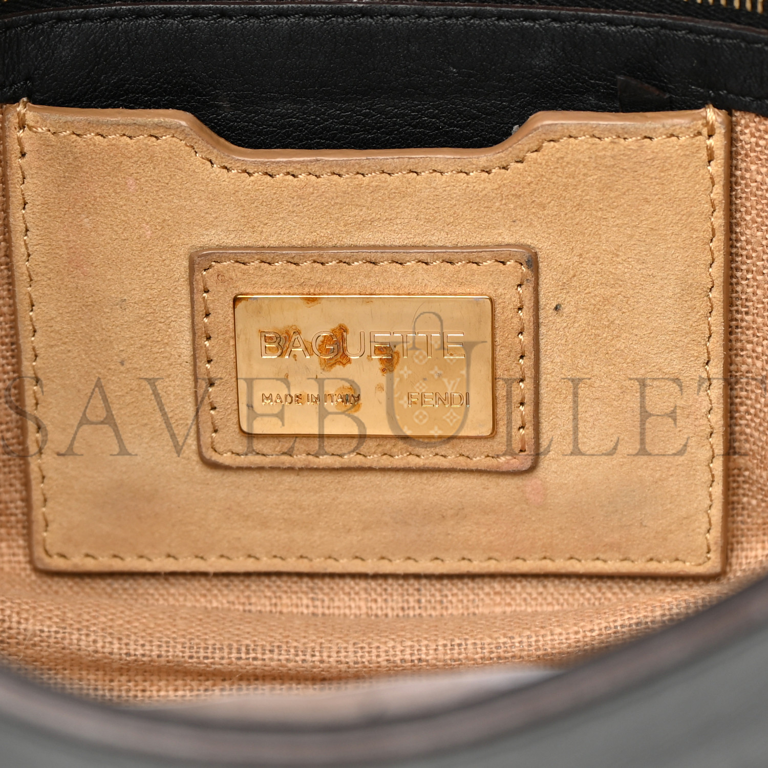 FENDI VITELLO FLAMINGO ENAMEL BAGUETTE BLACK (27*15*4cm) FENDI VITELLO FLAMINGO ENAMEL BAGUETTE BLACK (27*15*4cm)
