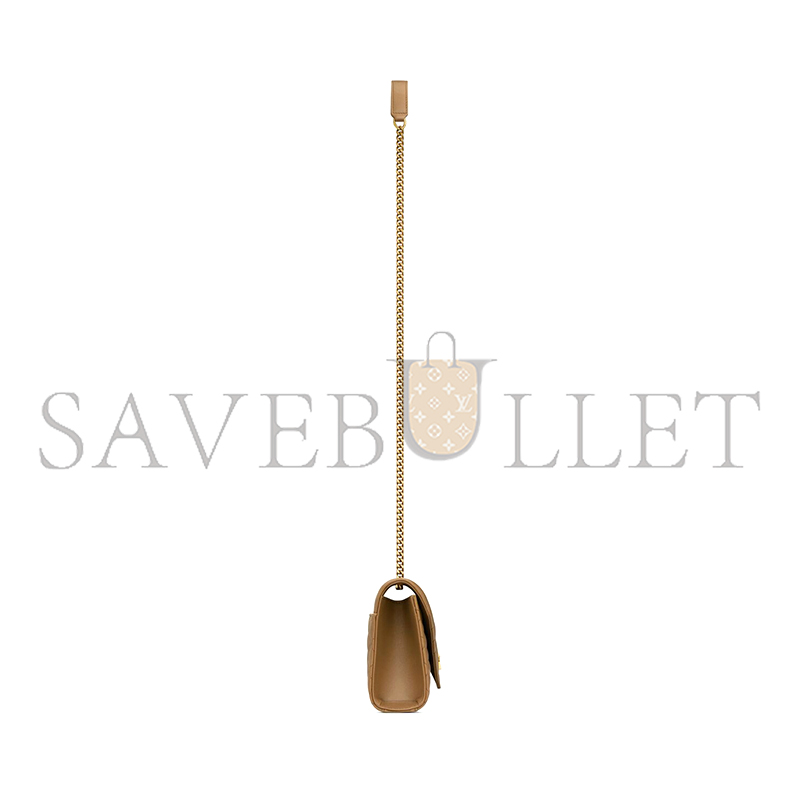 YSL ENVELOPE SMALL IN MATELASSÉ LAMBSKIN 600195AACT72760 (21*13*6cm)