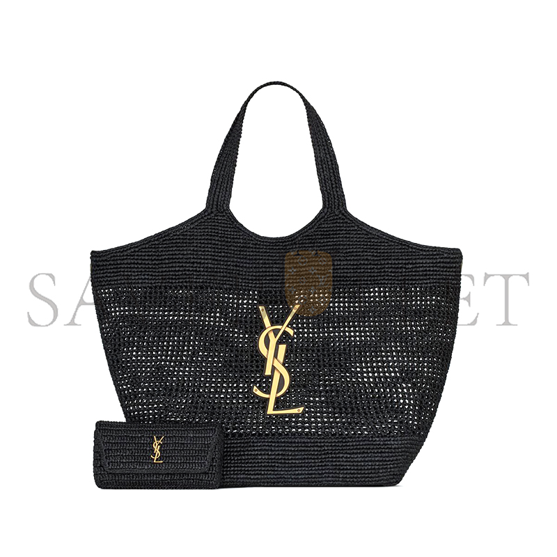 YSL ICARE IN RAFFIA 772191GAAFM1000 (55*43*5cm) YSL ICARE IN RAFFIA 772191GAAFM1000 (55*43*5cm)