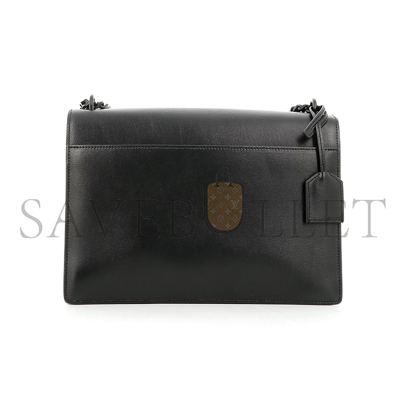 YSL SUNSET LARGE IN SMOOTH LEATHER 498779D420U1000 (27*18*8cm)