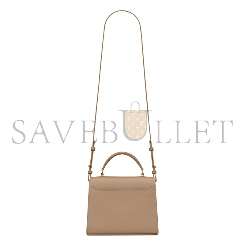 CASSANDRA MINI TOP HANDLE BAG IN GRAIN DE POUDRE EMBOSSED LEATHER 623930BOW0W2826 (20*16*7.5cm)