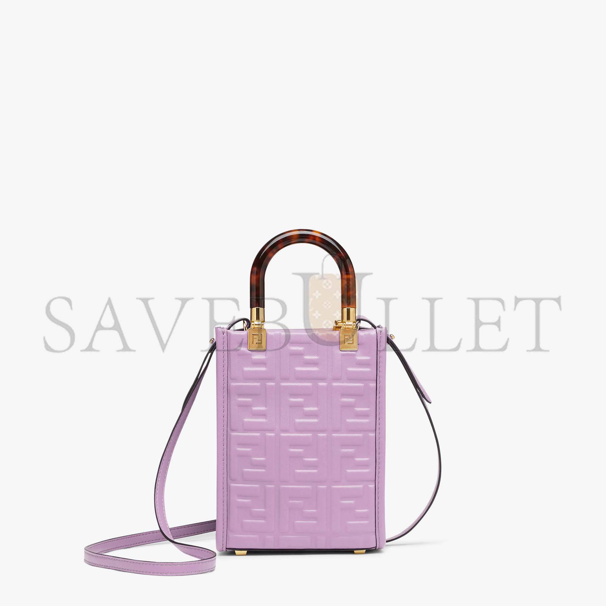 FENDI MINI SUNSHINE SHOPPER - PURPLE LEATHER MINI-BAG 8BS051AMCIF1JCO (18*13*6.5cm) FENDI MINI SUNSHINE SHOPPER - PURPLE LEATHER MINI-BAG 8BS051AMCIF1JCO (18*13*6.5cm)