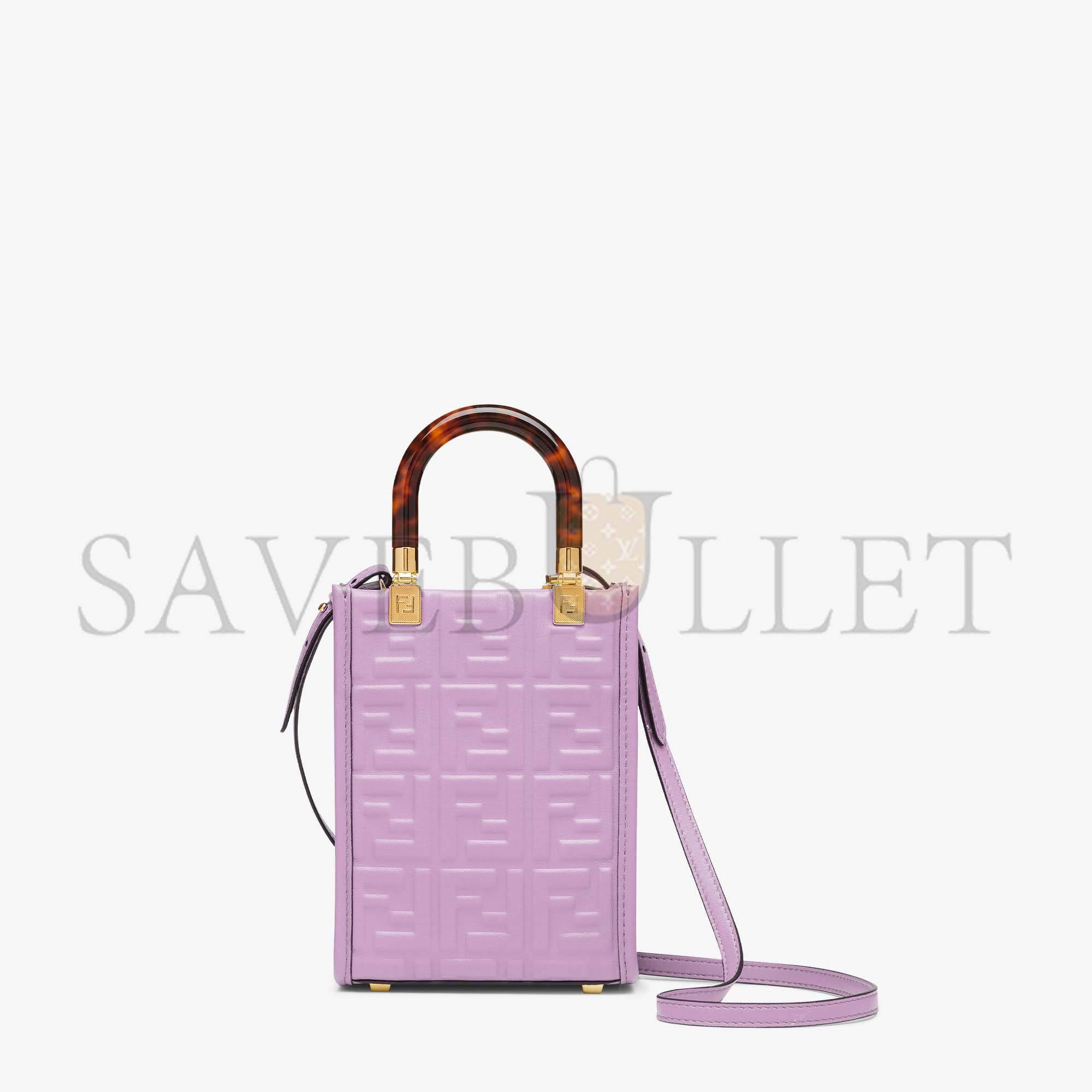FENDI MINI SUNSHINE SHOPPER - PURPLE LEATHER MINI-BAG 8BS051AMCIF1JCO (18*13*6.5cm) FENDI MINI SUNSHINE SHOPPER - PURPLE LEATHER MINI-BAG 8BS051AMCIF1JCO (18*13*6.5cm)