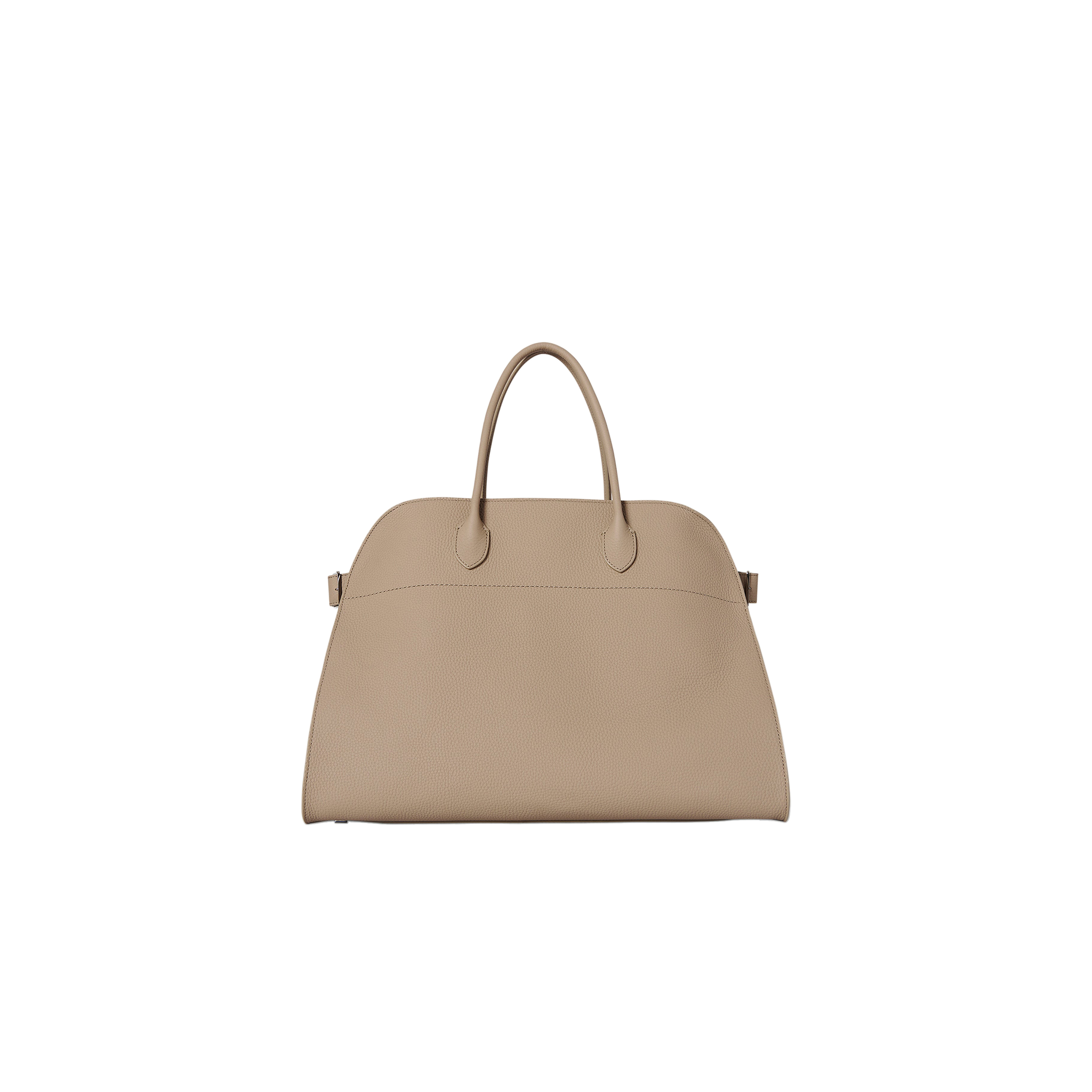 THE ROW SOFT MARGAUX 17 BAG IN LEATHER DARK TAUPE W1254L133DTPL (43*30*25cm) THE ROW SOFT MARGAUX 17 BAG IN LEATHER DARK TAUPE W1254L133DTPL (43*30*25cm)