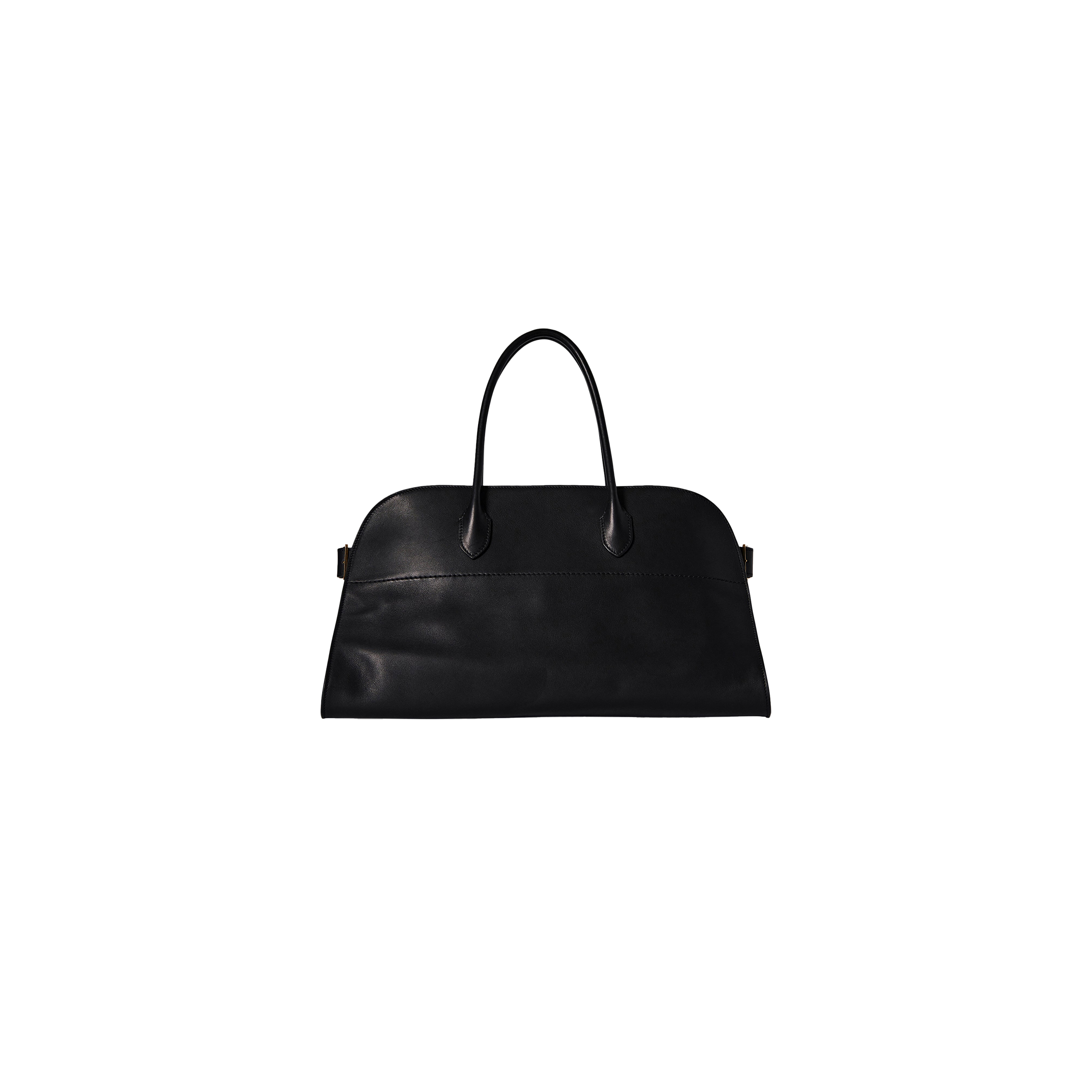 THE ROW EW MARGAUX BAG IN LEATHER BLACK W1629L72BAGF (44*28*12cm) THE ROW EW MARGAUX BAG IN LEATHER BLACK W1629L72BAGF (44*28*12cm)
