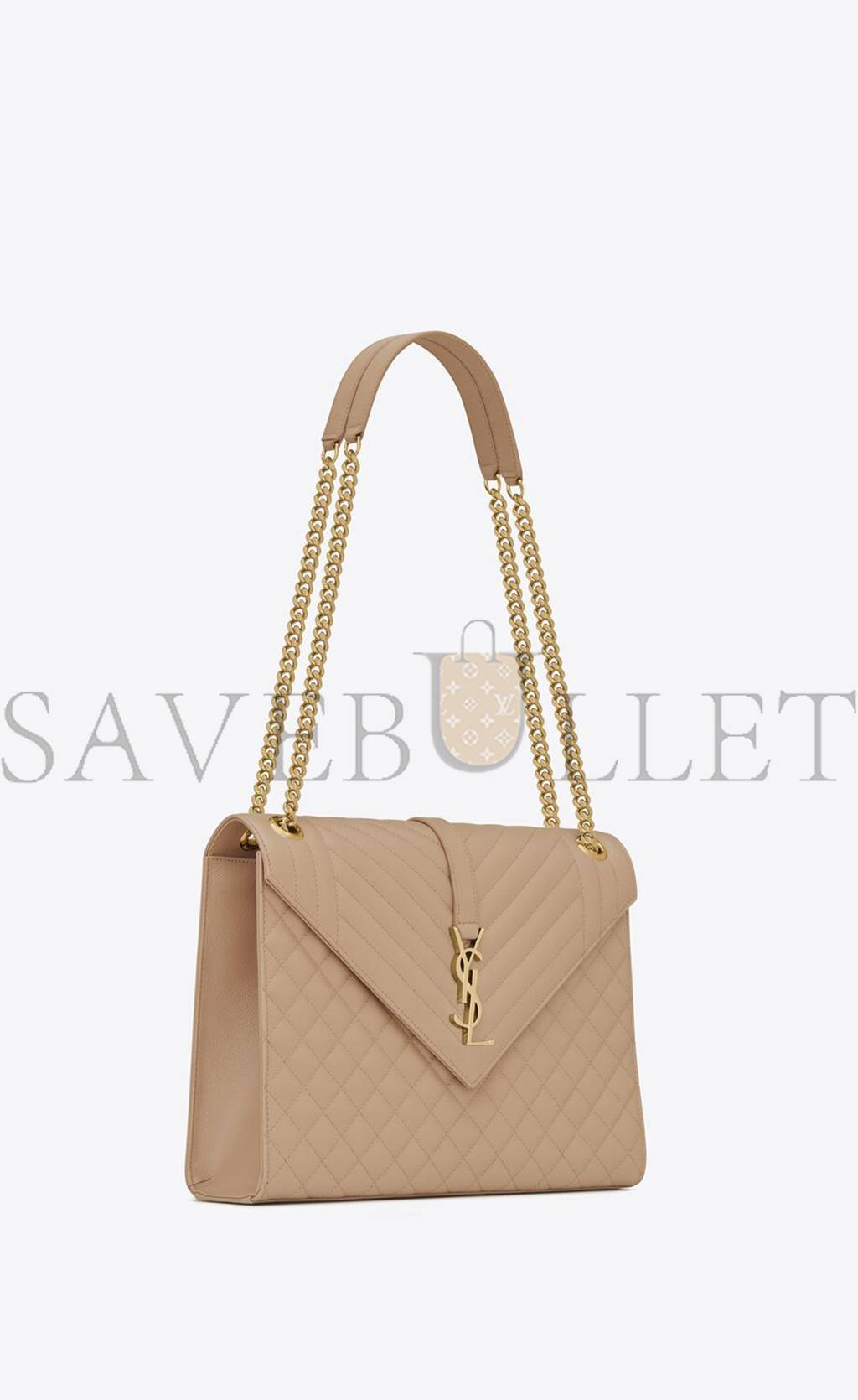 YSL ENVELOPE LARGE BAG IN MIX MATELASSÉ GRAIN DE POUDRE EMBOSSED LEATHER 600166BOW912721 (31*22*7.5cm) YSL ENVELOPE LARGE BAG IN MIX MATELASSÉ GRAIN DE POUDRE EMBOSSED LEATHER 600166BOW912721 (31*22*7.5cm)