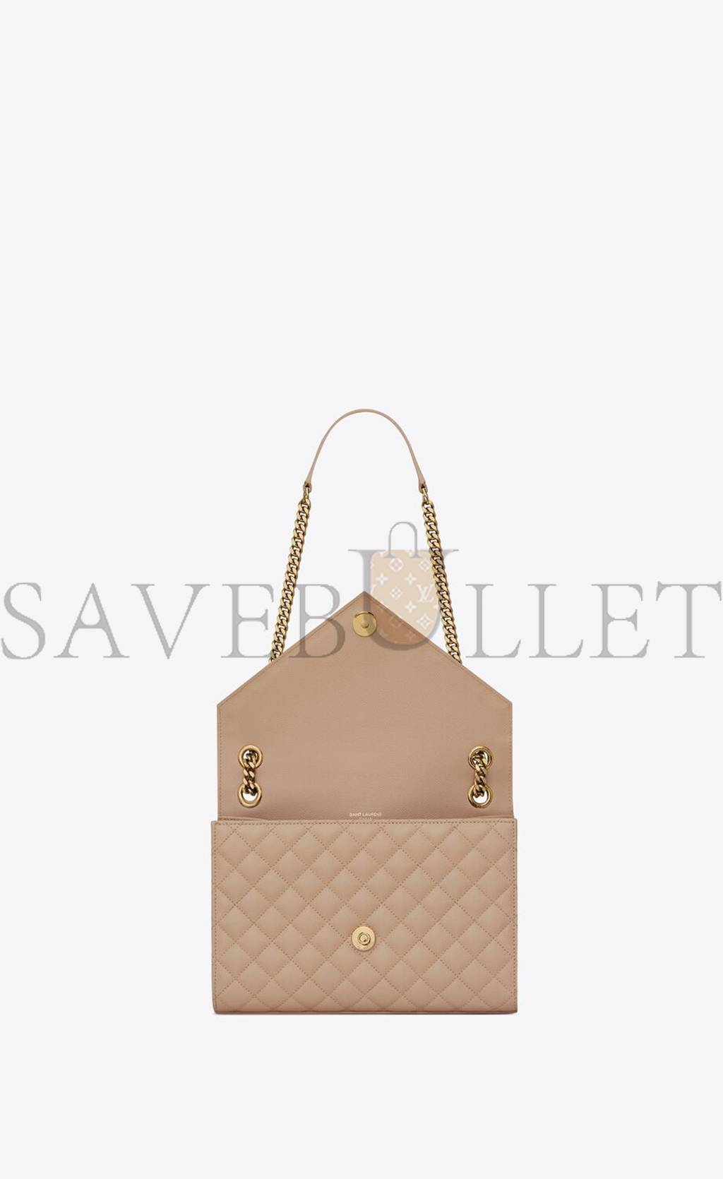 YSL ENVELOPE MEDIUM CHAIN BAG IN MIX MATELASSÉ GRAIN DE POUDRE EMBOSSED LEATHER 600185BOW912721 (24*17.5*6cm) YSL ENVELOPE MEDIUM CHAIN BAG IN MIX MATELASSÉ GRAIN DE POUDRE EMBOSSED LEATHER 600185BOW912721 (24*17.5*6cm)